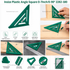 Insize Plastic Angle Square 0-7Inch/0-90° 2282-180 | Precision Angle & Square Measuring Tool