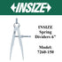 Insize Spring Dividers 0-150mm 7260-150 | Precision Marking & Layout Tool
