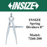 Insize Spring Dividers 0-200mm 7260-200 | Precision Marking & Layout Tool