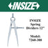 Insize Spring Dividers 0-300mm 7260-300 | Precision Marking & Layout Tool