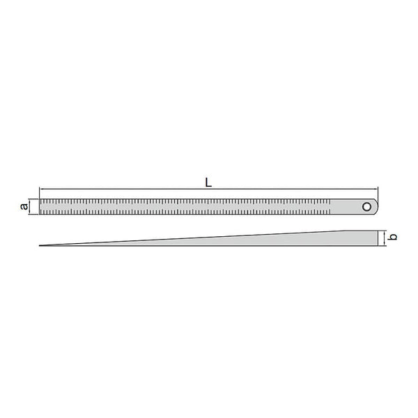 Insize Taper Slot Gauges 0.4-6mm 4630-3 | Precision Gap Measuring Tool