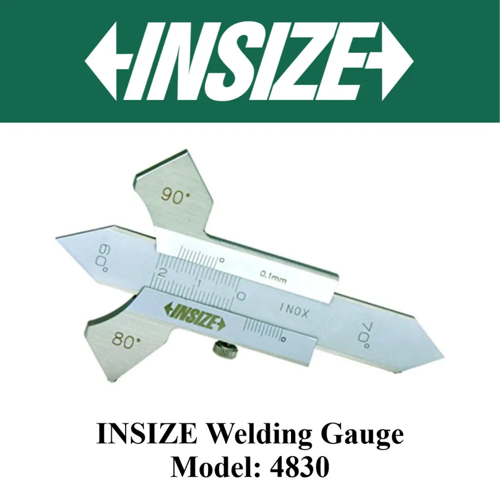 Insize Welding Gauge 4830 | Precision Weld Inspection & Measuring Tool