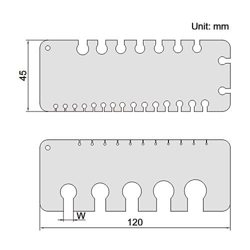 Insize Wire Gauge 0.2–10mm 4803-1 | Precision Thickness Measuring Tool