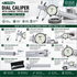 Insize Dial Caliper with Carbide Tipped Jaws 0-150mm 1339-150 | Precision Electronic Measuring Tool