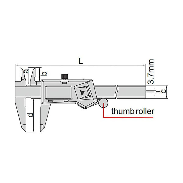 Insize Digital Calipers Standard Type 0-300MM/0-12Inch 1108-300 | Precision Electronic Vernier Tool