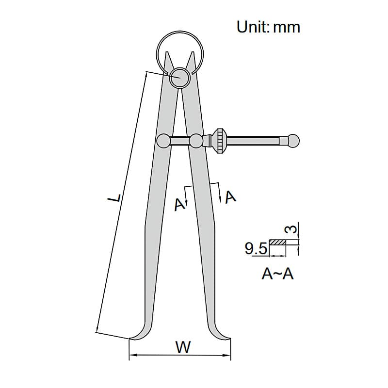 Internal Spring Calipers Buy Insize Inside Spring Calipers 20-150mm 7261-150 Online at Best ...
