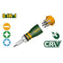 Jadever JDSS8608, 8 in 1 Screwdriver Set, Stubby Ratchet Screwdriver, Ratchet Screwdriver Set, Cr-V Screwdriver Set, Screwdriver Bits, Phillips Screwdriver Bits, Torx Bits, Slotted Bits, Hand Tools, Workshop Tools, Maintenance Tools, DIY Tools, Mechanical Tools, Electrical Tools