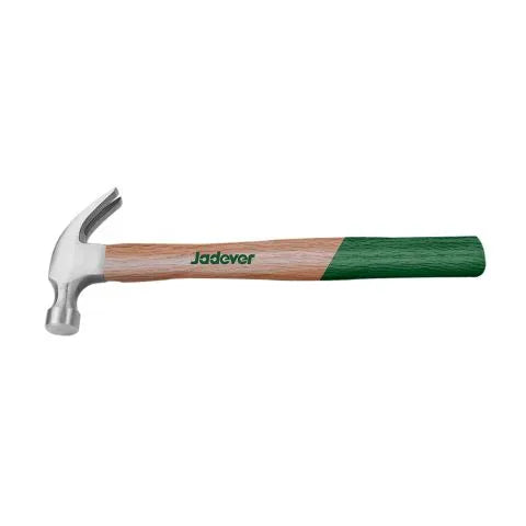 Jadever JDMB3308, Claw Hammer, 8 Oz Claw Hammer, 220g Claw Hammer, Wooden Handle Hammer, Wood Handle Hammer, Carpentry Hammer, Nail Hammer, Nail Pulling Hammer, Claw Hammer with Wood Handle, Drop Forged Hammer, 45# Carbon Steel Hammer, Heat Treated Hammer, Woodworking Hammer, Furniture Hammer, DIY Hammer, Hand Tools, Carpentry Tools, Jadever Hammer