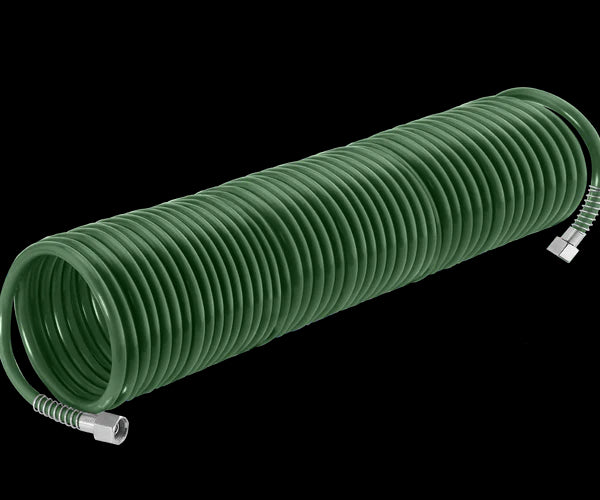 JADEVER 15m PU Coiled Air Hose (8x5mm) – Heavy-Duty Pneumatic Recoil Hose (JDQG1915)