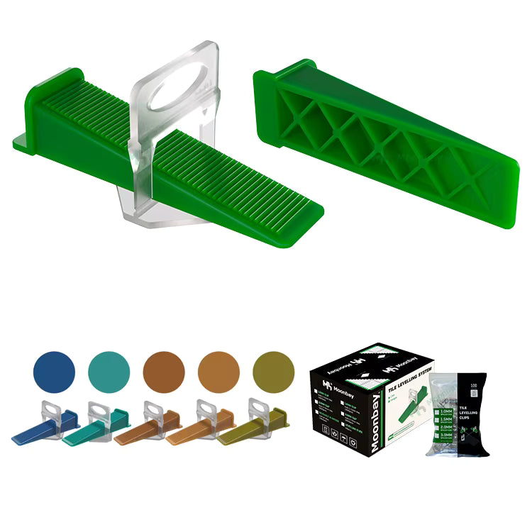 Jadever Tiles Leveling Wedge Spacer 100Pc Set JDXZ4001 | Tile Installation Leveling System