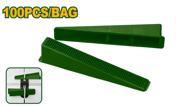 Jadever Tiles Leveling Wedge Spacer 100Pc Set JDXZ4001 | Tile Installation Leveling System