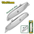 Jadever JDSK6661, Utility Knife, Jadever Utility Knife, 150mm Utility Knife, Aluminium Utility Knife, Auto Lock Cutter, 61mm Utility Blade, 19mm Utility Blade, JDMK1K61 Blade, Heavy Duty Cutter, Box Cutter, Packaging Cutter, Cardboard Cutter, Wallpaper Cutter, Plastic Cutter, Construction Cutting Tool, Workshop Tool, DIY Cutting Tool, Maintenance Tool, Hand Tools