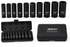 JENLEY 10-Piece Deep Impact Socket Set (10–24mm) – the perfect companion for impact wrenches