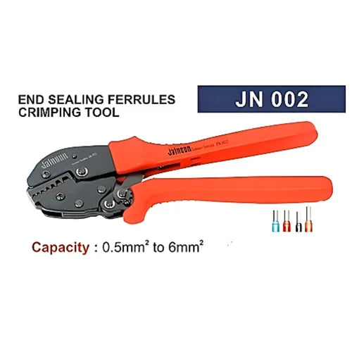 JAINSON JN 002 END SEALING FERRULES CRIMPING TOOL | 0.5MM TO 6MM