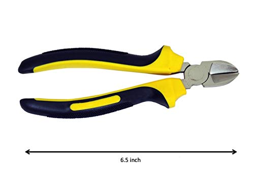Jon Bhandari Diagonal Plier 6.5 D-014 | Heavy Duty Wire Cutter with Comfort Grip