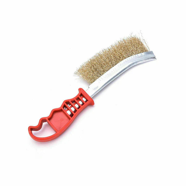 Jon Bhandari Brass Wire Hand Brush 10Inch | Heavy Duty Cleaning Brush