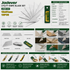Jadever 10Pcs Utility Knife Blade Set JDMK161 | 61x19mm High Carbon Steel Replacement Blades | Heavy Duty Cutter Blades
