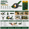 Jadever 4 Inch Spring Clamp JDCP5384 | Heavy Duty Quick Grip Plastic Clamp