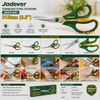 Jadever 8.5 Inch Stainless Steel Scissors JDSX1601 | Multipurpose Heavy Duty Cutting Scissors