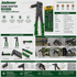 Jadever 10.5 Inch Hand Riveter JDHR1610 | Heavy Duty Manual Pop Rivet Gun | 2.4mm to 4.8mm Rivet Tool