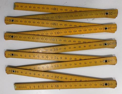 Jayshree 9 Fold 2MTR Wooden Measuring Scale