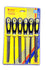 Jon Bhandari File Set 6Pcs with Handle 6Inch F-001 | Precision Hand File Set