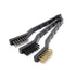 Jon Bhandari Plastic Brush 3 Pcs Set 9 Inch B-020 | Multipurpose Cleaning Brush Set