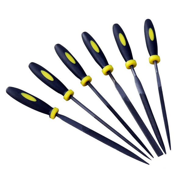 Jon Bhandari 6Pcs Needle File Set F-021 | Precision Needle File Set