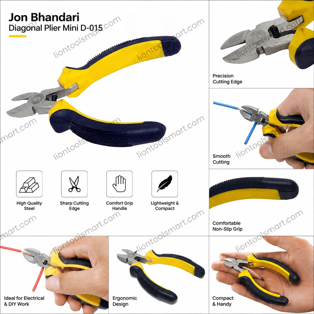 Jon Bhandari Diagonal Plier Mini D-015 | Precision Wire Cutting Plier