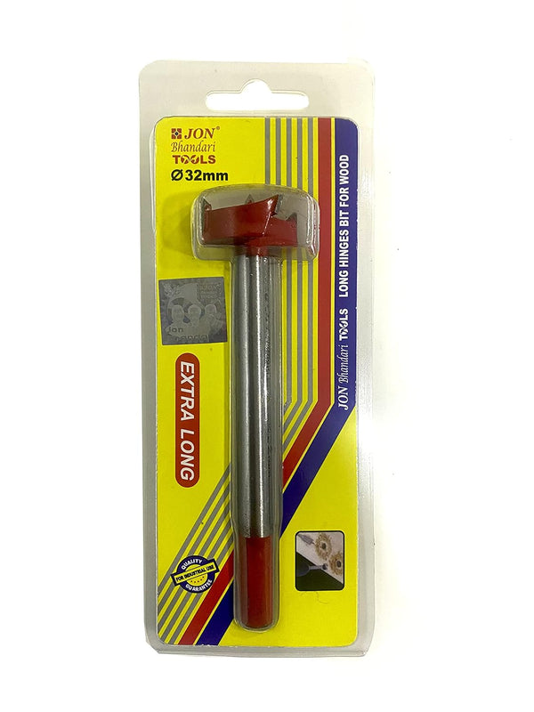 Jon Bhandari Hinges Bit Forstner Bit Long 32mm H-033 | Wood Drilling Tool