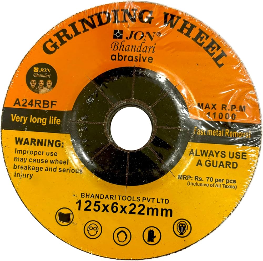 Jon bhandari 5x6Inch Grinding Wheel 125x6x22mm BS Wheel