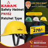 KARAM Safety Helmet PN152 Ratchet Type - Industrial Safety Cap
