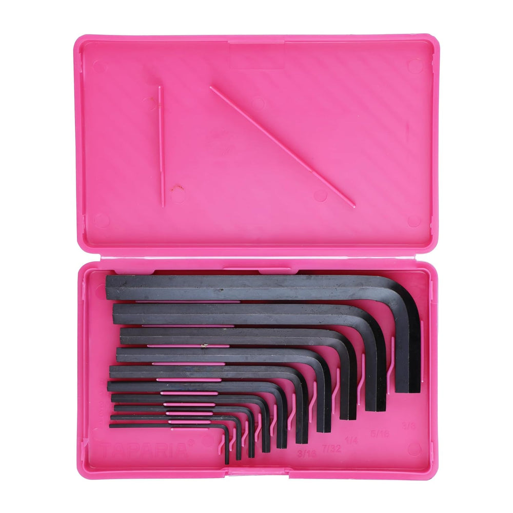 Taparia 10Pcs Allen Key Set KI 10V Black Finish | Professional Inch Hex Key Set
