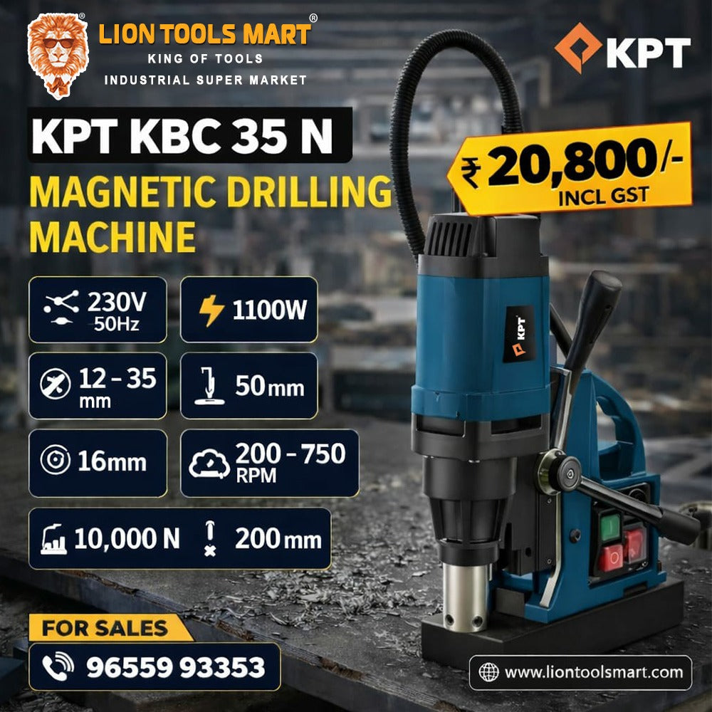 KPT Heavy-Duty Magnetic Drill Machine