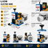 Lion 0.5HP Wire Stripping Machine Sumo LWS003 Single Blade | 0.06" to 0.98" (1.5mm - 25mm) | Stripping Speed: 60ft/min