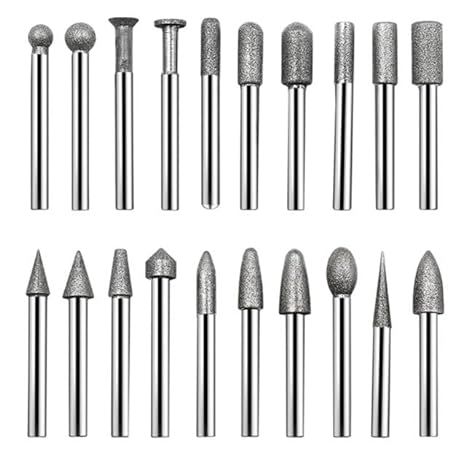 Lion 20Pc Diamond Bur Cleaning Bits