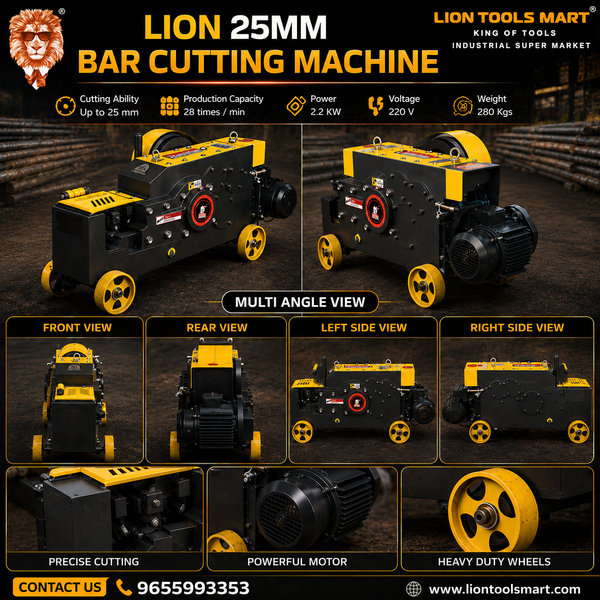Lion 25mm Heavy Duty Bar Cutting Machine