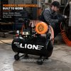 Lion 35L Air Compressor with 1/2HP Single Phase Motor | Compact Portable Reciprocating Compressor