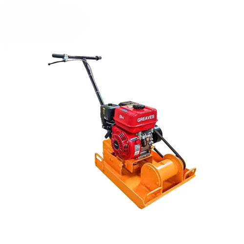 Lion 3 Ton 12mm Plate Earth Rammer with Greaves 6HP Petrol Engine | Heavy Duty Soil Compactor
