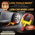 Lion Car Wheel Lock CQ-6994B Heavy Duty Anti-Theft Wheel Clamp for Cars and SUVs