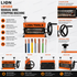 Lion LWS004 Manual 10-Blades Hand-Operated Wire Stripping Machine | 0.5mm to 40mm | Portable Scrap Cable Stripper