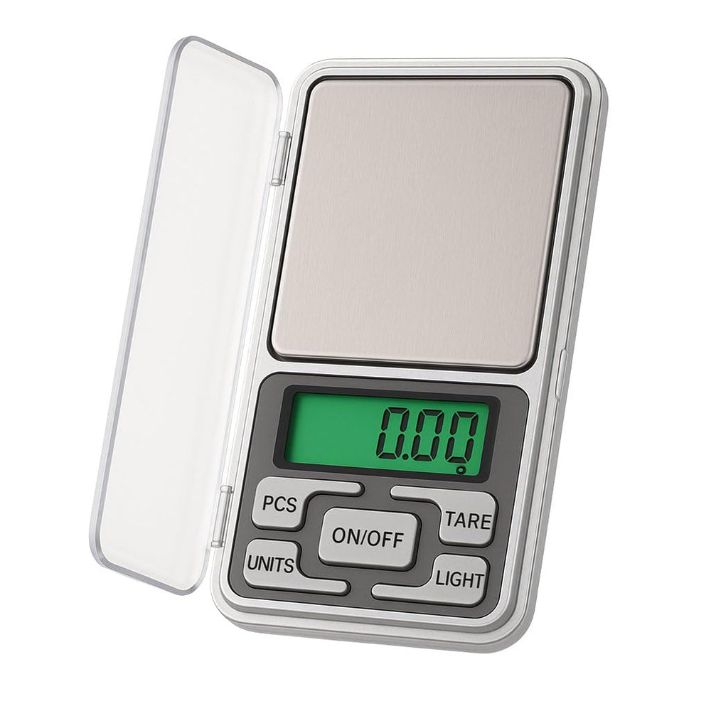 MH Series Digital Pocket Weight Scale Silver Colour | Auto Calibration, Auto-Off