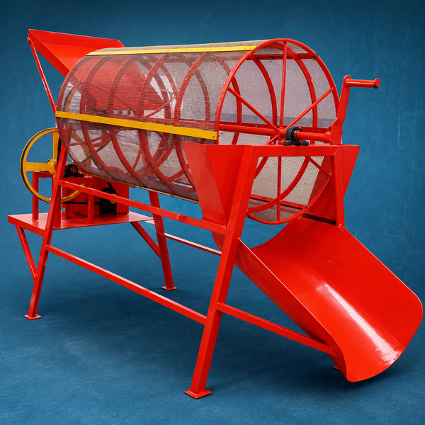 Lion Rotary Sand Siever with 1HP 1 Phase Motor | Sand Screening Machine
