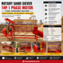Lion Rotary Sand Siever with 1HP 1 Phase Motor | Sand Screening Machine