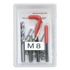 Lion Thread Repair Kit M8 | Helicoil Thread Repair Tool Set for M8 x 1.25 Threads