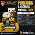 Lion Tiger 8mm Punching & Shearing Machine – 400KN Industrial Super Market Series