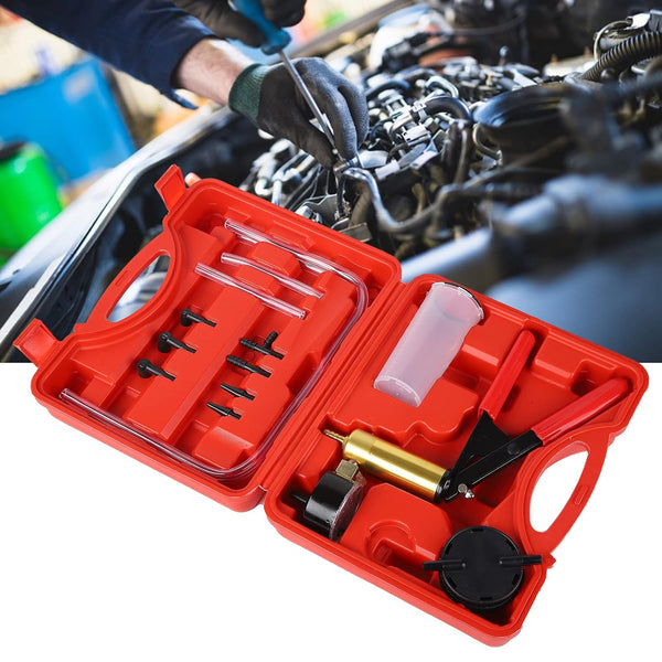 M.H.R. Vacuum Pressure Pump Kit - Professional Automotive Brake Bleeder & Diagnostic Tool