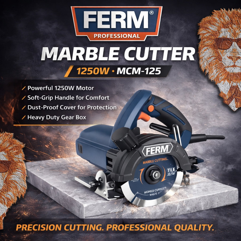 Ferm MCM125 Marble Cutter 5 Inch 1250W | Lion Tools Mart