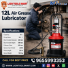 MHR 12L High-Pressure Air Operated Grease Lubricator - 50:1 Pump Ratio