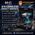 MHR 3/4" Cordless Impact Wrench – 2000N.m High Torque Industrial Grade (21V, 4.0Ah)